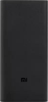 Mi 20000 mAh Power Bank (18 W, Fast Charging) (Black, Lithium Polymer) Mi 20000 mAh Power Bank (18 W, Fast Charging) (Black, Lithium Polymer)
